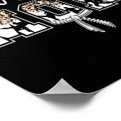 Karate moeder Karate moeder Karate moeder Poster (Hoek)