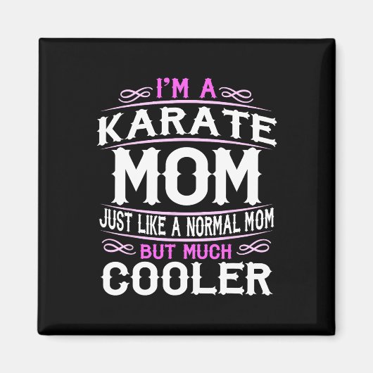 Karate Moeder voor Vrouwen Magneet (Voorkant)