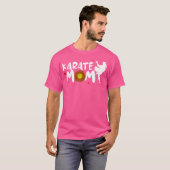 Karate moeder voor vrouwen Schattige karate T-shirt (Voorkant volledig)