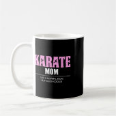 Karate Mom Funny Cooler Koffiemok (Links)