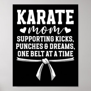 Karate Mom Karate Mama Beste Karate Moeder Poster