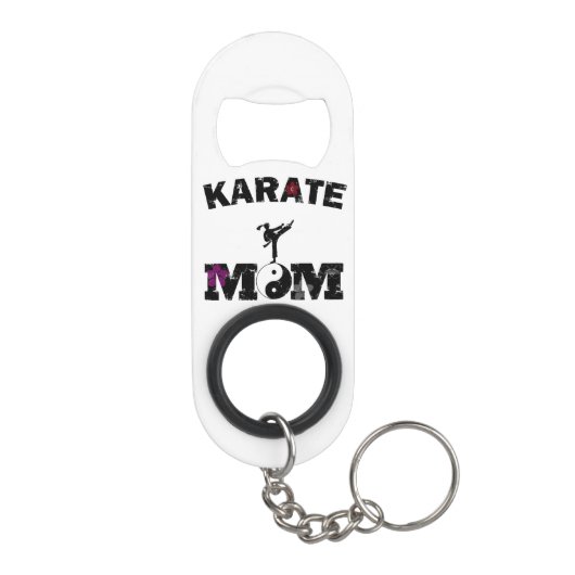 Karate MOM Mini Flessenopener (Achterkant)