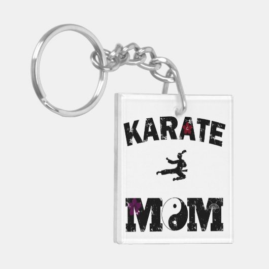 Karate MOM Sleutelhanger (Voorkant Links)