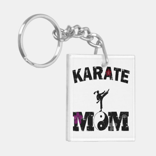 Karate MOM Sleutelhanger (Voorkant Links)