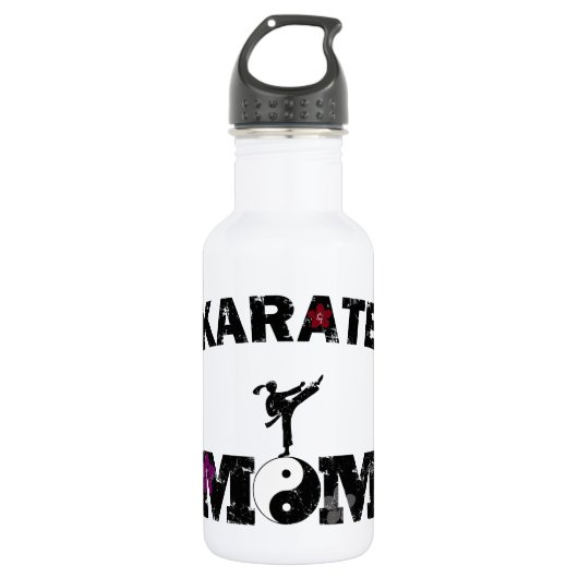 Karate MOM Waterfles (Voorkant)
