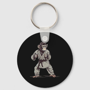 Karate Monkey Kickboksen Judo Jiu-jitsu Mma Martia Sleutelhanger
