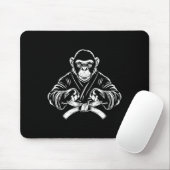 Karate Monkey Tekening Kickboksen Jiu-jitsu MMA Ma Muismat (Met muis)