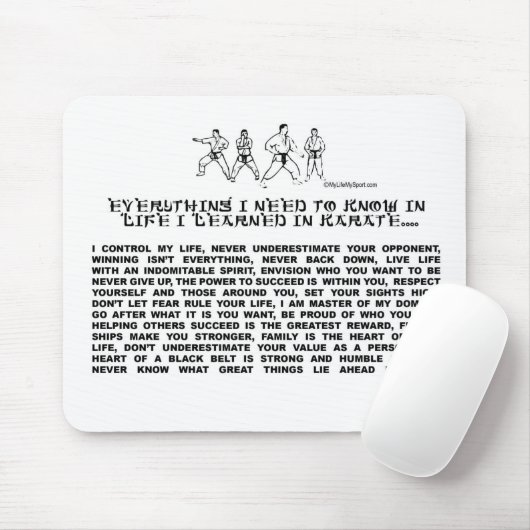 KARATE MUISMAT (Met muis)