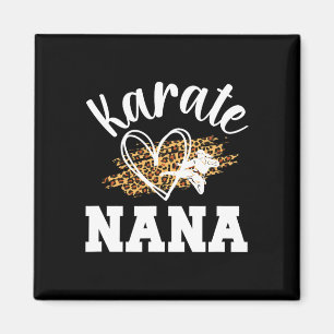 Karate Nana Leopard Karate Nana Oma 1 Magneet