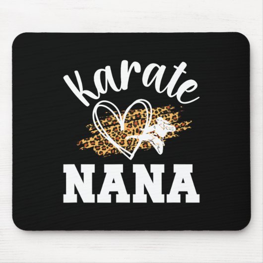 Karate Nana Leopard Karate Nana Oma 1 Muismat (Voorkant)