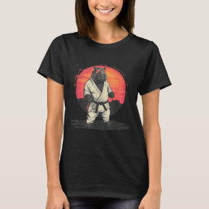 Karate Nijlpaard Dier MMA Taekwondo Vechtkunst T-shirt
