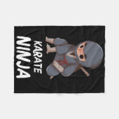 Karate Ninja Boy Funny Martial Arts Sport Fleece Deken (Voorkant (Horizontaal))