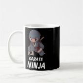 Karate Ninja Boy Funny Martial Arts Sport Koffiemok (Links)
