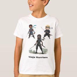 Karate Ninja Boy's Verjaardag Bash T-shirt