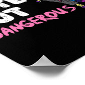 Karate Ninja Unicorn Schattige Dangerous Martial A Poster (Hoek)