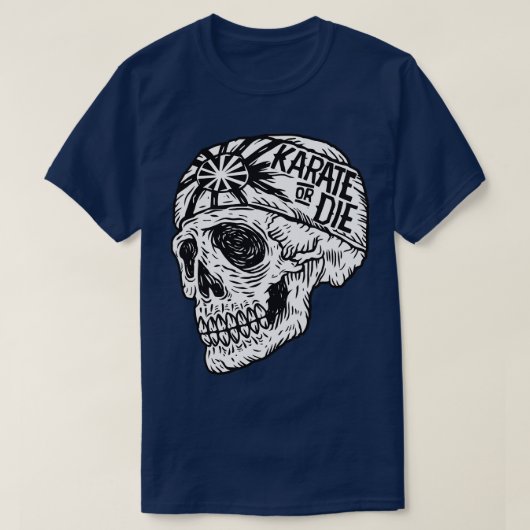 Karate of sterven t-shirt (Design voorkant)