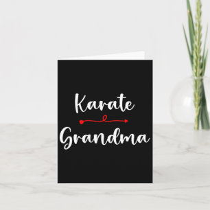 Karate Oma voor Karate Sport Lover Moederdag Kaart