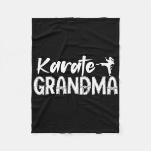 Karate Oma Waardering Karate Grootmoeder Fleece Deken