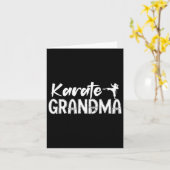 Karate Oma Waardering Karate Grootmoeder Kaart (Gele Bloem)