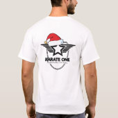 Karate One Kerstmis T-shirt (Achterkant)