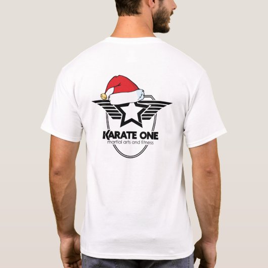 Karate One Kerstmis T-shirt (Achterkant)