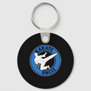 Karate Oom Karate Vechten Oom Karate Fighter Sleutelhanger