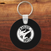 Karate Oom Karate Vechten Oom Karate Sleutelhanger (Voorkant)