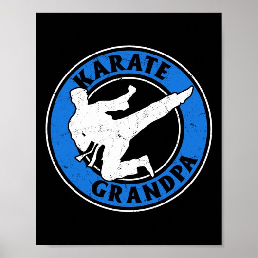 Karate Opa Karate Vechten Opa Karate Vechten Poster (Voorkant)