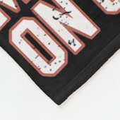 Karate Opa Ondersteunt Mijn Krijger Karate Opa Fleece Deken (Hoek)