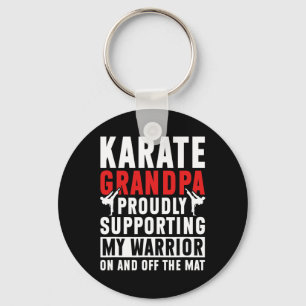 Karate Opa Ondersteunt Mijn Krijger Karate Opa Sleutelhanger