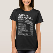 Karate Opa Voedingsfeiten Grappig Karate Opa T-shirt (Voorkant)