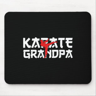Karate Opa Zwarte Gordel Vechten Lifestyle Karat Muismat