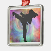 Karate Ornies Metalen Ornament (Links)