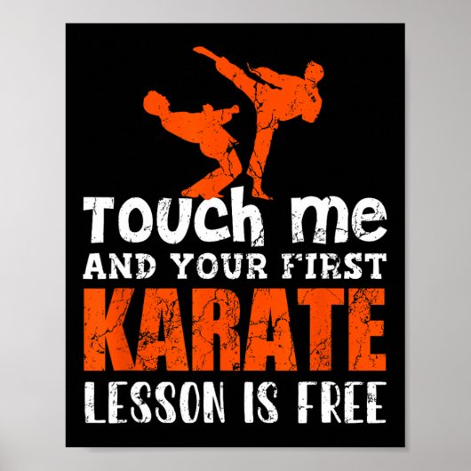 Karate Outfit Karate Voor Kinderen Karate Rankbe Poster (Voorkant)