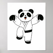 Karate Panda Crane Kick Poster (Voorkant)
