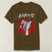 Karate Panda - Karate Japans MMA vechten T-shirt (Design voorkant)