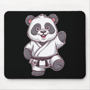Karate Panda Martial Arts Panda voor een Panda Fan Muismat