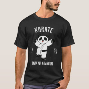 Karate panda met riem karate japans mail t-shirt