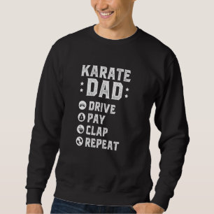 Karate Pap Drive Betalen Klap Herhaal Karate Vader Trui