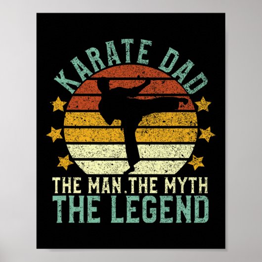 Karate Papa De Man De Mythe De Legende Poster (Voorkant)