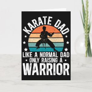 Karate Papa Een Krijger Opvoeden Karate Vader Kaart