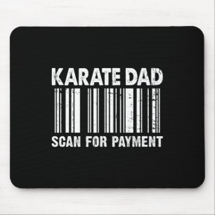 Karate Papa Scan Voor Betaling Rcode Vaderdag Muismat