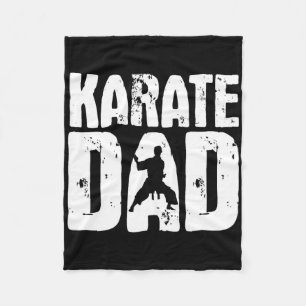 Karate Papa - Vechtkunstcoach Karateka Taekwondo Fleece Deken