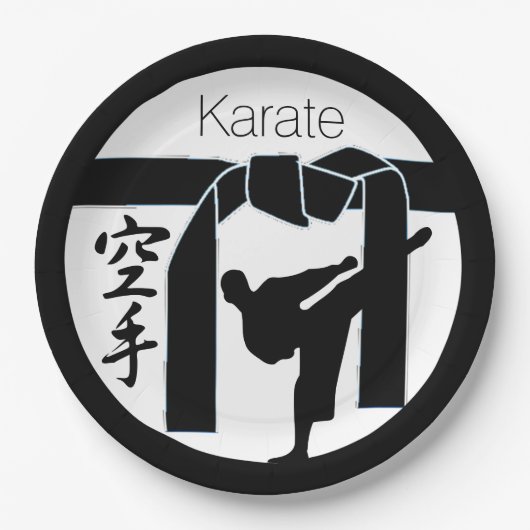 Karate Papieren Bordje (Voorkant)