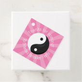 Karate Party Favor Labels voor een meisje (In situ)