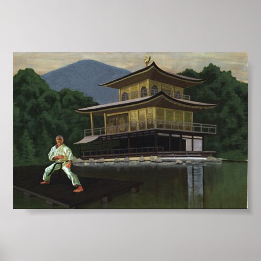 Karate Pavillion Poster (Voorkant)