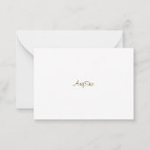 Karate Paws: een vechtsporter Notitiekaartje (Achterkant)