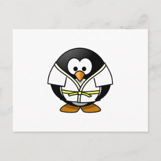 Karate Penguin Briefkaart