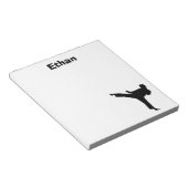 Karate Personalized Notitieblok (Schuin)
