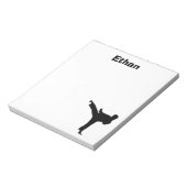 Karate Personalized Notitieblok (Linkerzijde)